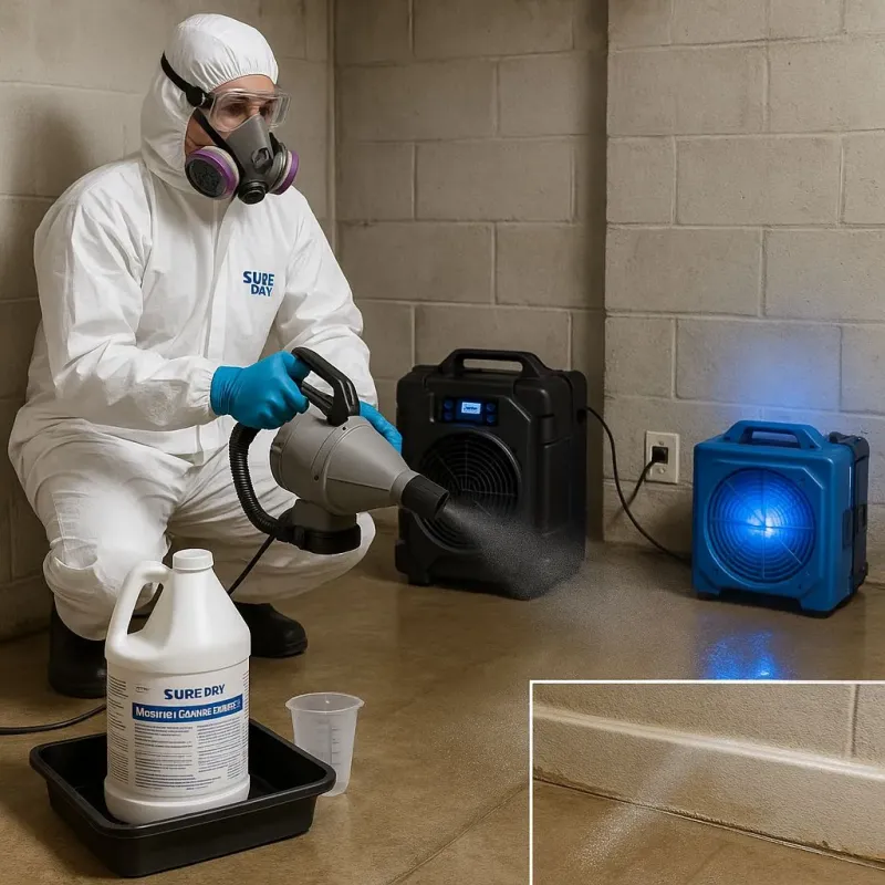 Sanitization and Odor Removal process in West Saint Paul, MN